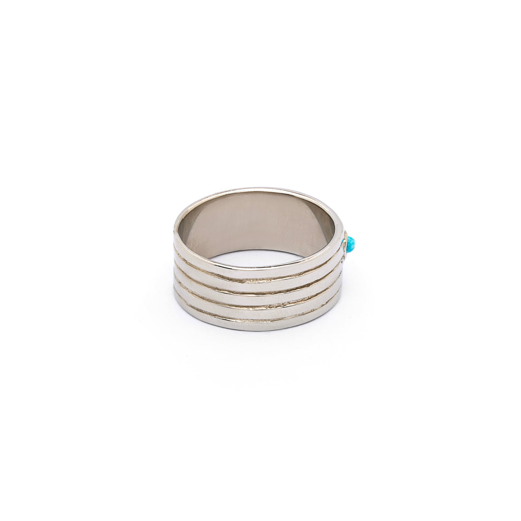 Silver Ring | Turquoise Ring | Men's Ring