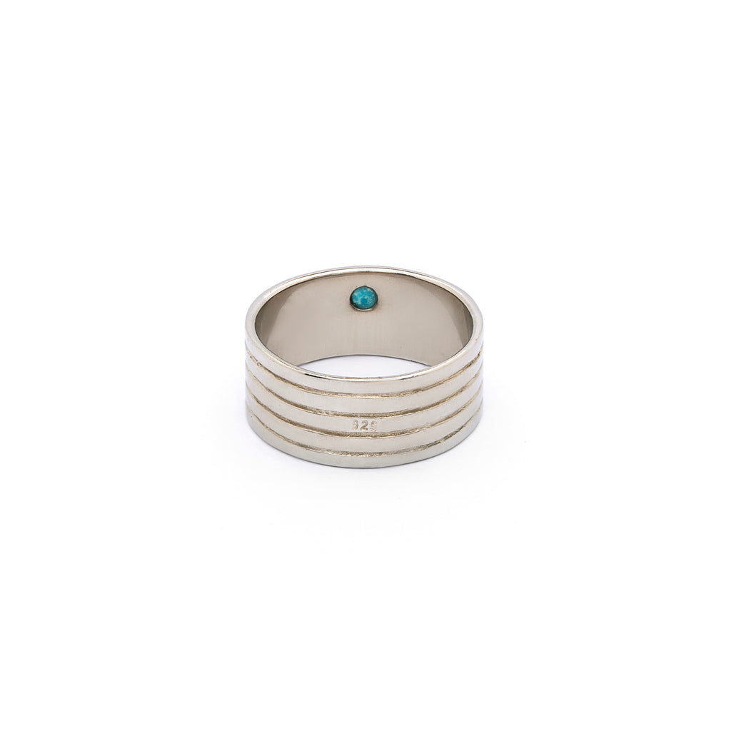 Silver Ring | Turquoise Ring | Men's Ring