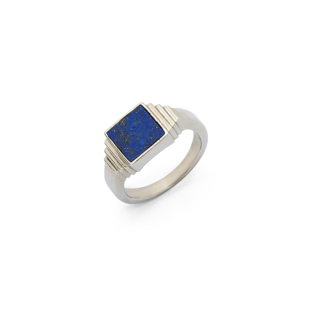 Silver Ring | Lapis Lazuli Ring | Men's Ring