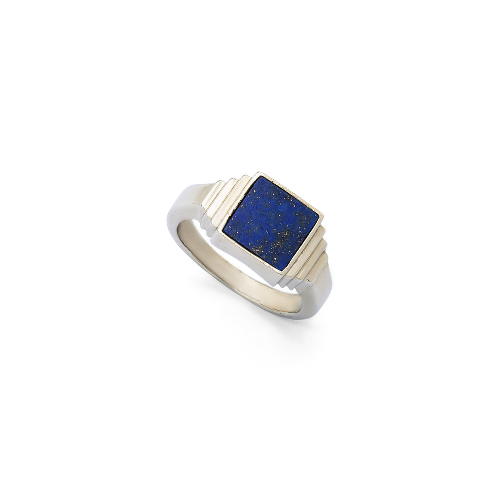 Silver Ring | Lapis Lazuli Ring | Men's Ring