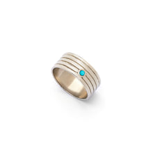 Load image into Gallery viewer, Silver Ring | Turquoise Ring | Men&#39;s Ring