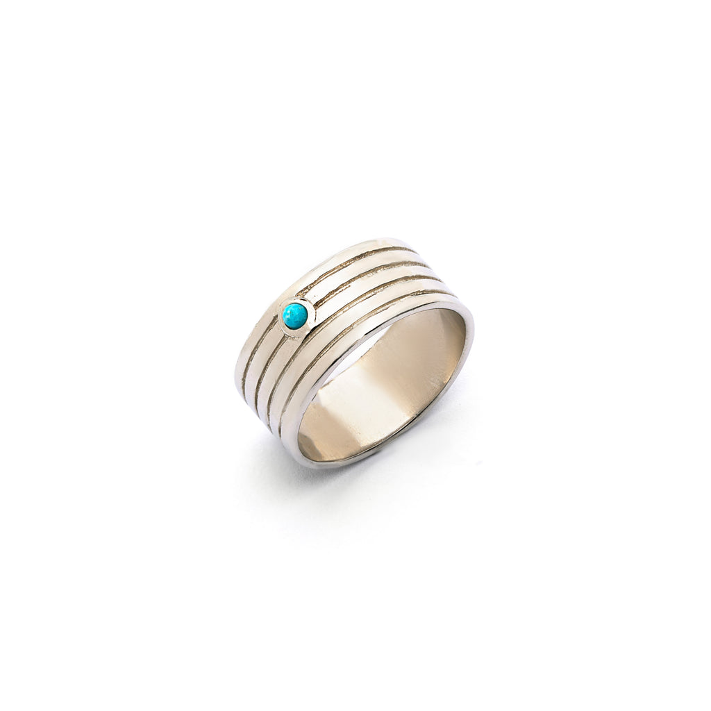 Silver Ring | Turquoise Ring | Men's Ring