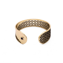 Load image into Gallery viewer, Sultan&#39;s Bracelet - Amethyst Brass Bracelet