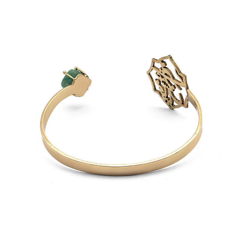 Karam - Natural Aventurine Bangle