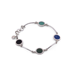 Vibrant Energy Bracelet - Silver Gemstone Bracelet