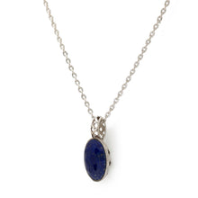 Load image into Gallery viewer, Kamal-e-Makli- Lapis Lazuli Silver Necklace