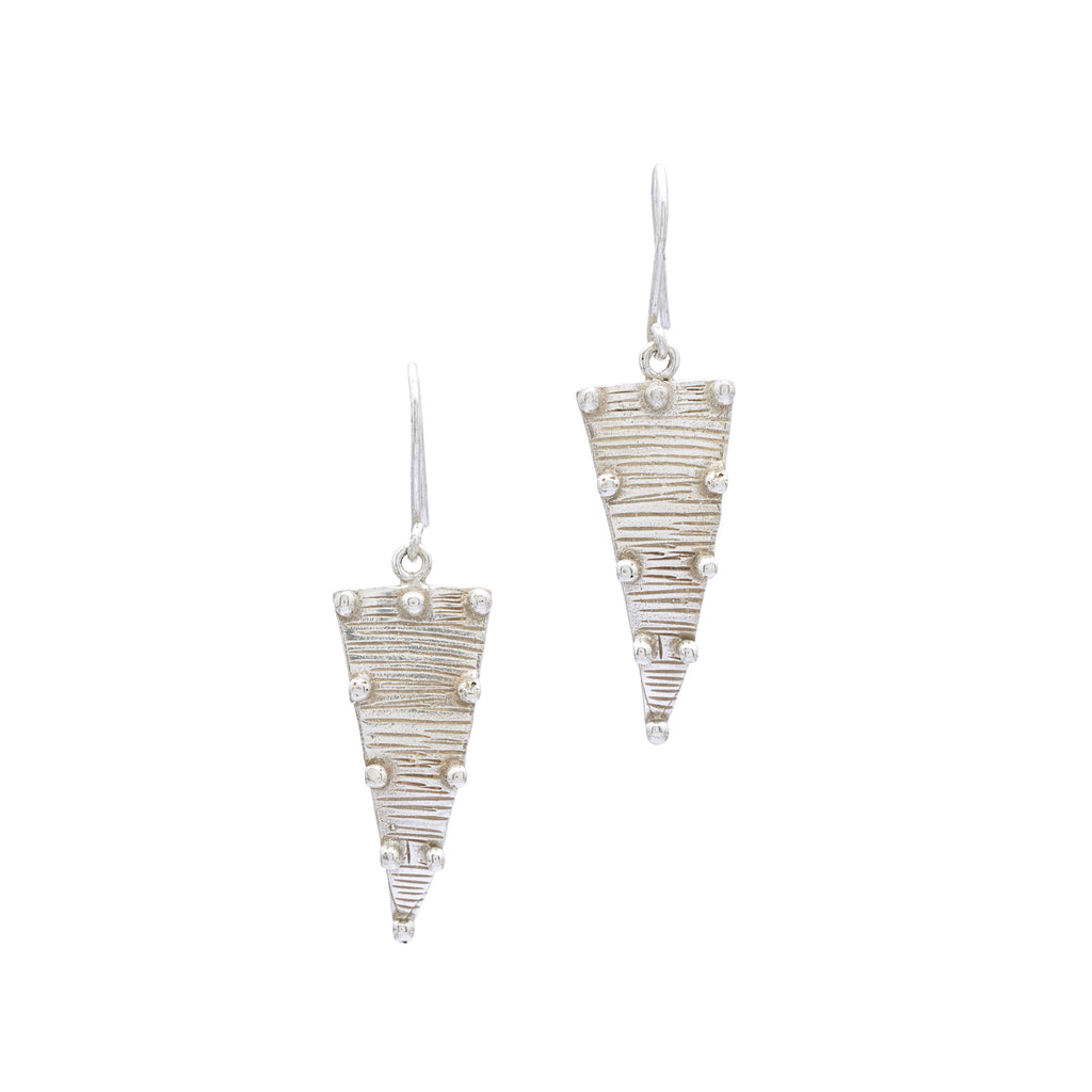 Pyramid Prism - Sterling Silver Earrings