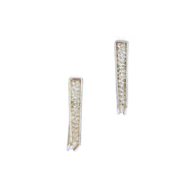 Load image into Gallery viewer, Linear Luminance - Sterling Silver Earrings