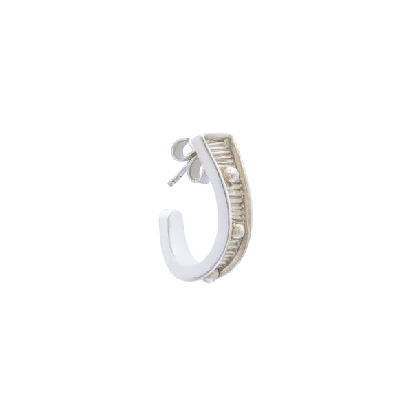 Angular Elegance - Sterling Silver Earrings