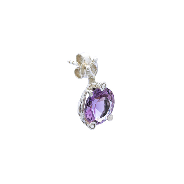 Silver Earrings| Amethyst Earrings