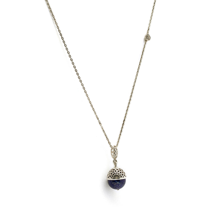 Lapis Jahanara Silver Pendant
