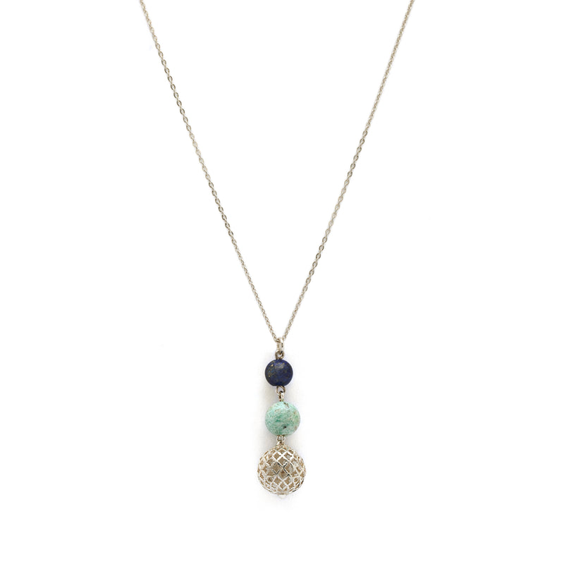 Silver  Jewelry | Lapis Jewelry | Amazonite Jewelry |Makli Heritage Jewelry