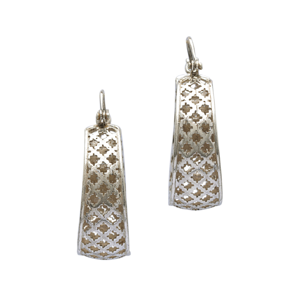 Hunar-e-Makli- Silver Earrings