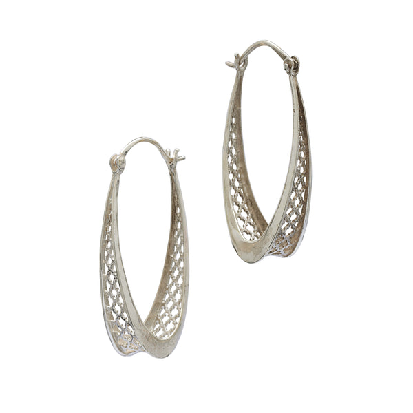 Silver Jahanara Earring