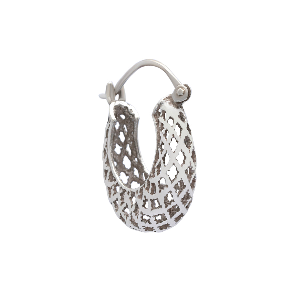 Manzar-e-Makli- Silver Earrings