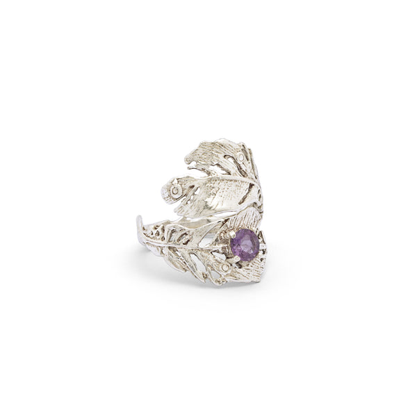 Silver Ring| Amethyst Ring