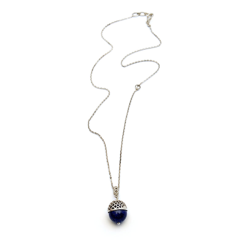 Lapis Jahanara Silver Pendant