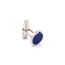 Load image into Gallery viewer, Miran - Lapis Lazuli Silver Cufflinks for Men