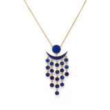 Crystal Crown - Natural Lapis Lazuli Necklace