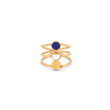 Oceanic Blue Lapis Lazuli Ring