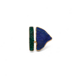 Crown Jewel - Lapis Lazuli And Emerald Ring