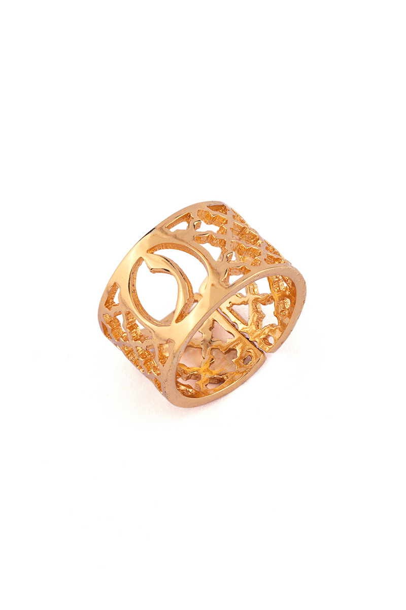Alif Laila Urdu Harf Rings