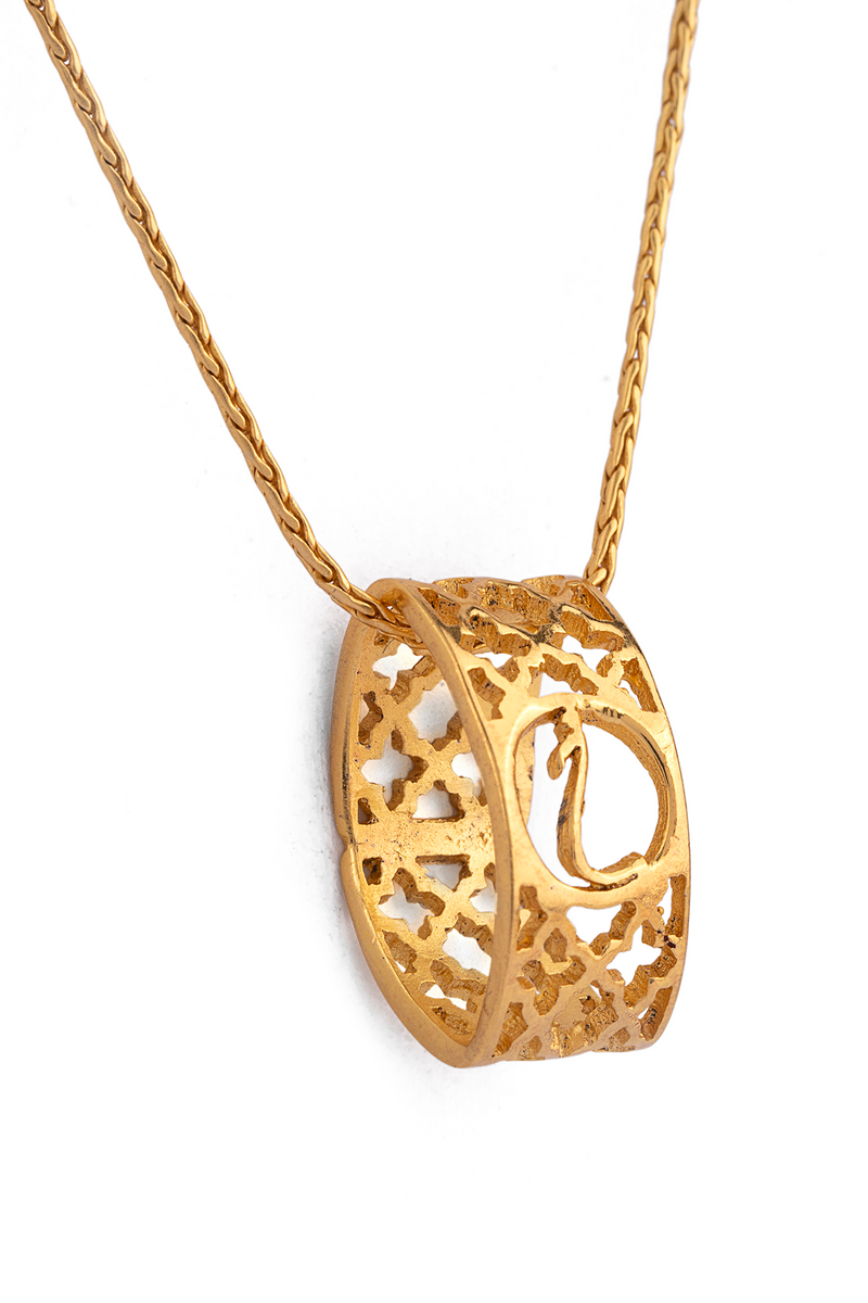 Alif Laila Urdu Harf Pendant