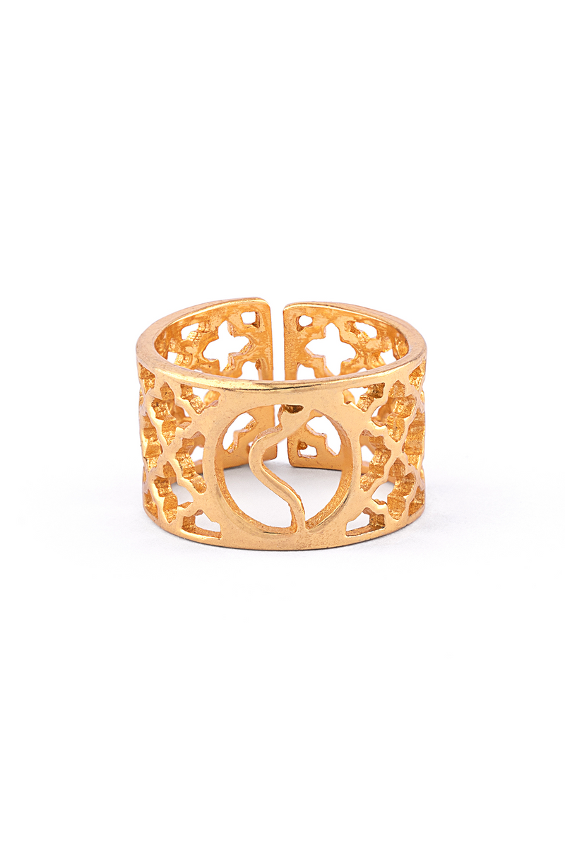 Alif Laila Urdu Harf Rings