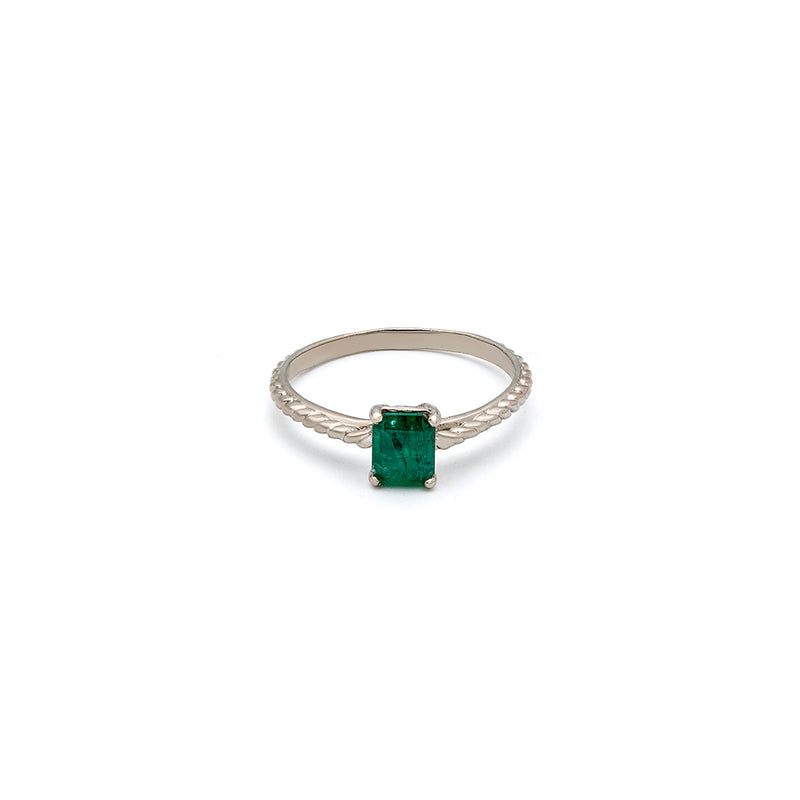 Emerald Ring | Silver Ring | Handmade Ring Pakistan