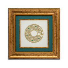 Load image into Gallery viewer, Wall Frame| Wooden Frame| Gemstone Frame| Handmade| Aventurine| Islamic Calligraphy|