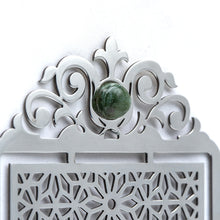 Load image into Gallery viewer, Nephrite Jade Stainless  Steel Bookmark