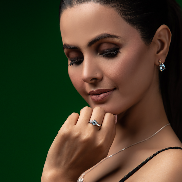 Falak - Natural Topaz Ring