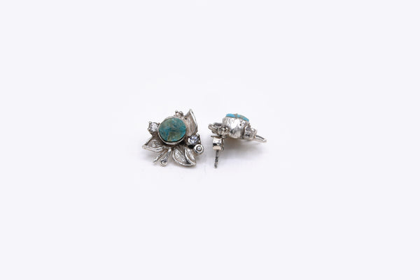 Turquoise Floral Whisper