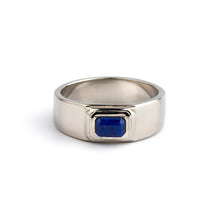 Load image into Gallery viewer, Moonlight - Lapis Lazuli Silver Ring for Men
