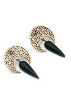 Load image into Gallery viewer, Noor-e Jaali - Serpentine Earrings