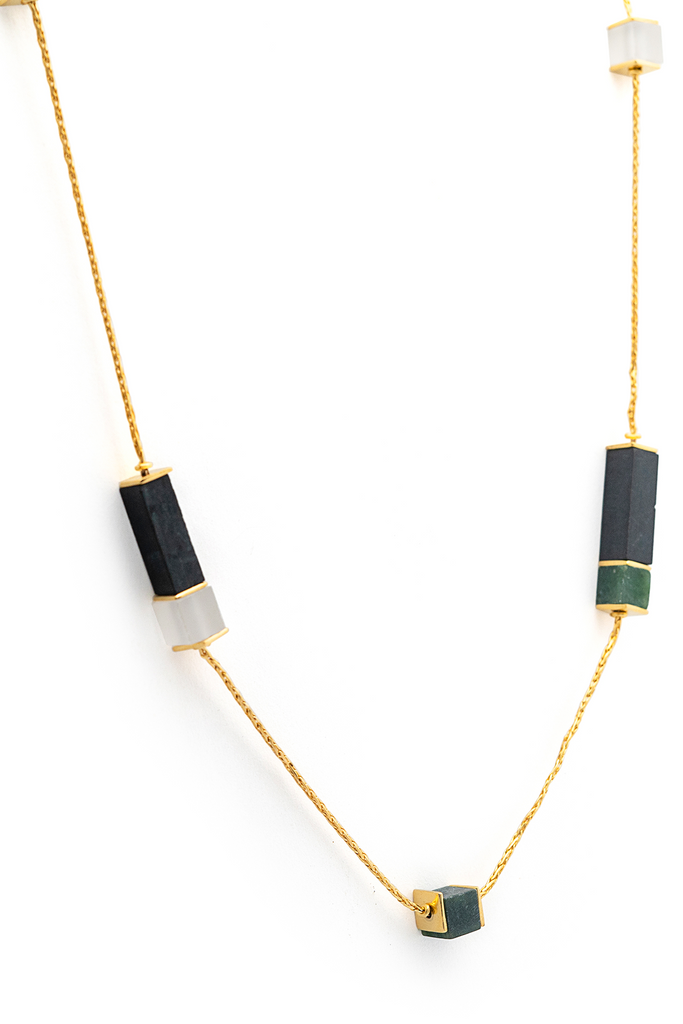 Nephrite Jade Necklace| Jasper Necklace| Handmade