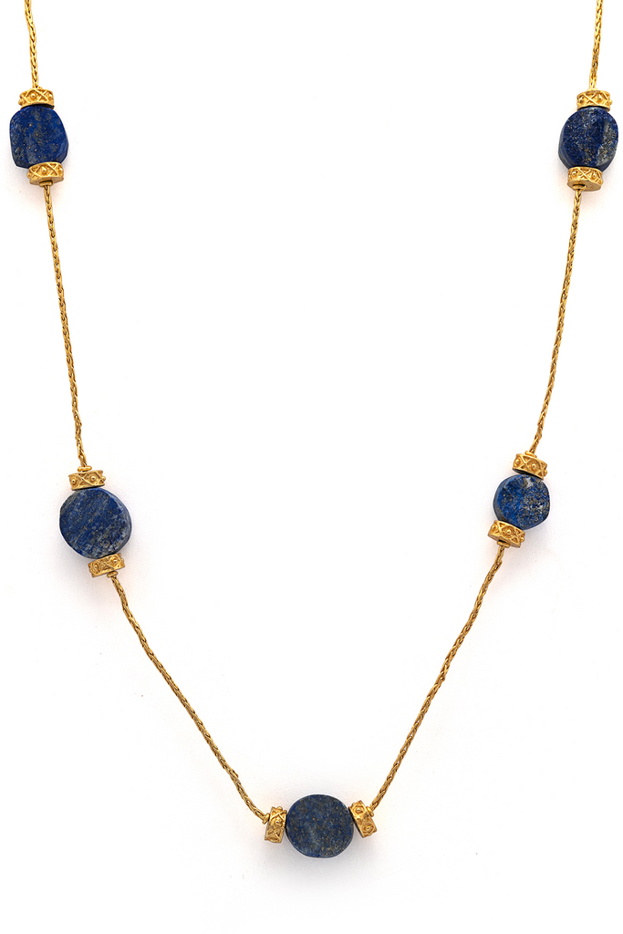 Lapis Lazuli Necklace| Gemstone Necklace| Handmade