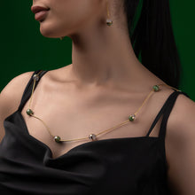 Load image into Gallery viewer, IdoQuartz Enigma Necklace - Idocrase And Milky Quartz Necklace