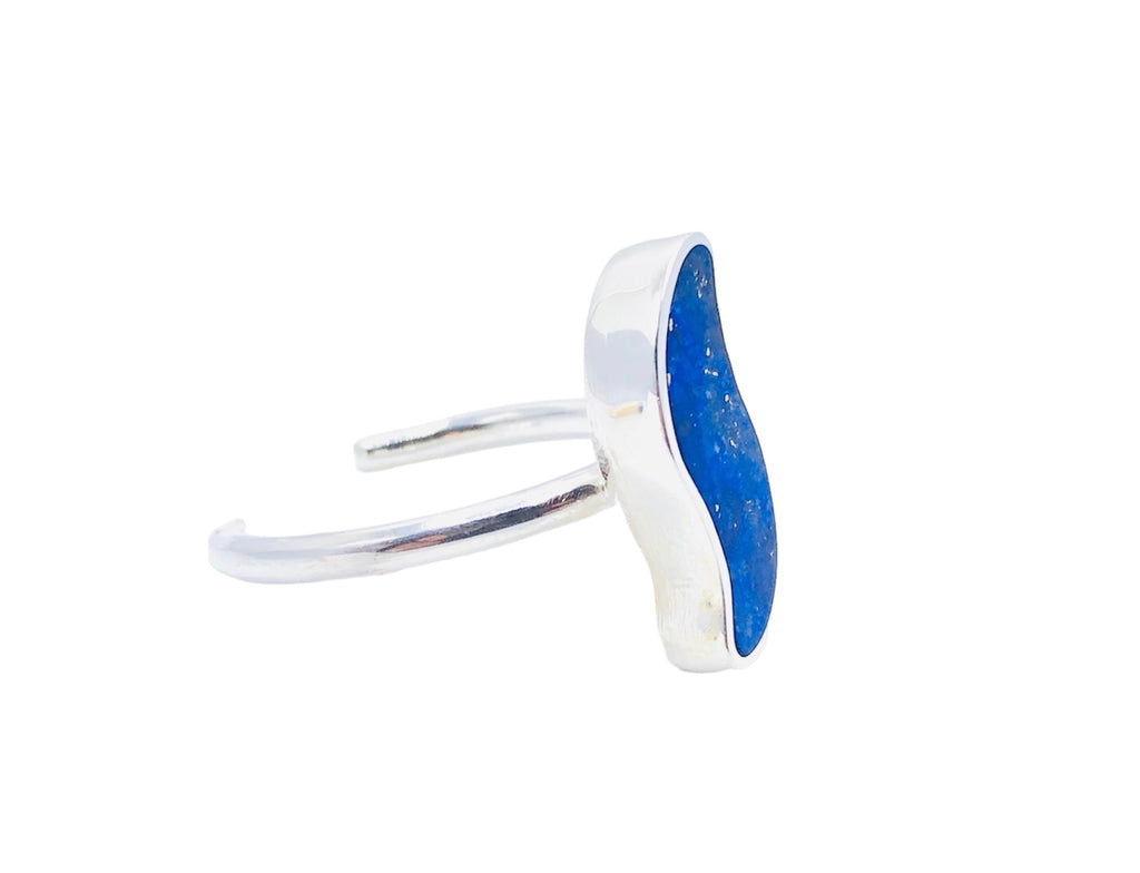 Tarnaz - Silver Lapis Lazuli Ring