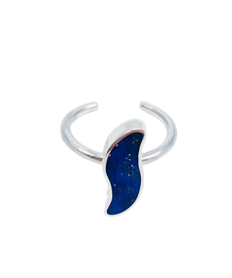 Tarnaz - Silver Lapis Lazuli Ring