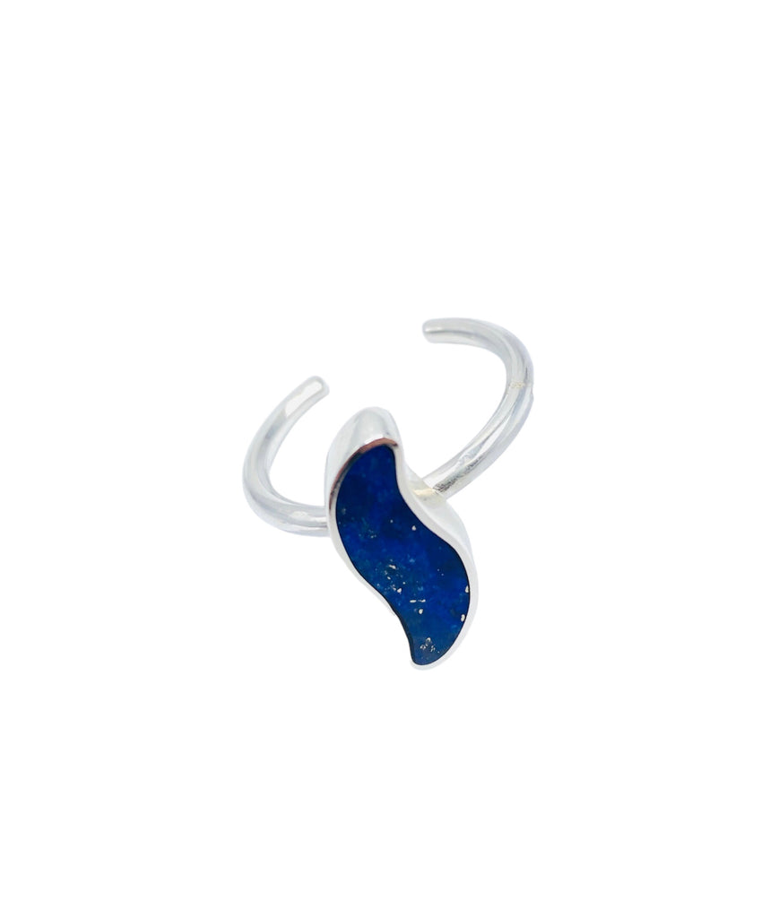 Tarnaz - Silver Lapis Lazuli Ring