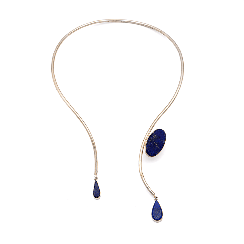 Heavenly Hue - Lapis Lazuli Teardrop Necklace