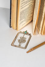 Load image into Gallery viewer, Aventurine Stainless Steel Bookmark