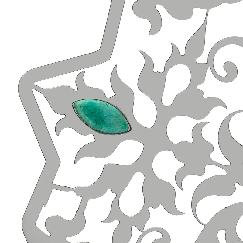 Aventurine Home Décor| Gemstone Decoration| Handmade | Islamic Calligraphy