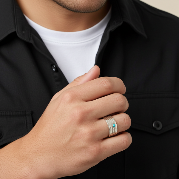 Heritage - Turquoise Silver Ring