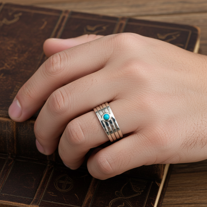 Heritage - Turquoise Silver Ring