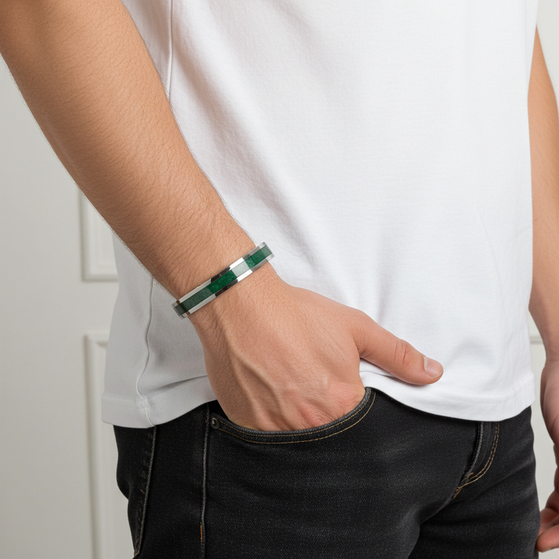 Serenity Sparkle - Natural Aventurine Cuff