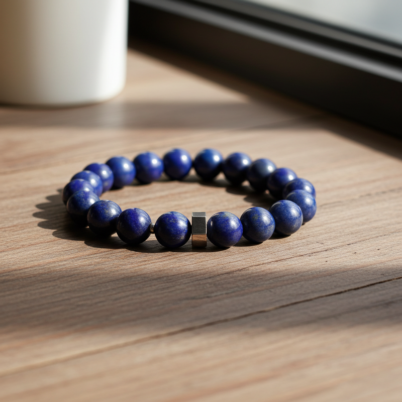 Royal Lapis Beads - Lapis Lazuli Bead Bracelet