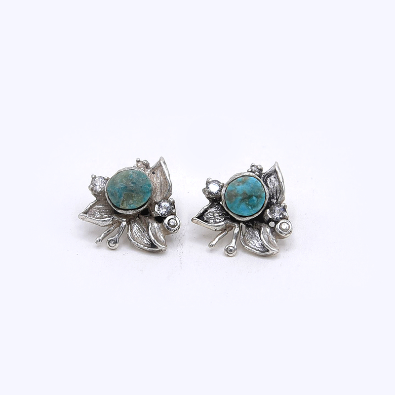 Turquoise Floral Whisper