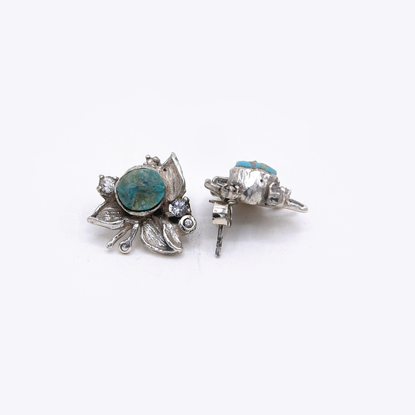 Turquoise Floral Whisper
